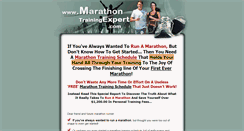 Desktop Screenshot of marathontrainingexpert.com